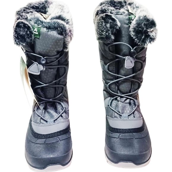 NEW Kamik Women blak gray Momentum2 waterproof Boot Size 6 - Picture 1 of 8